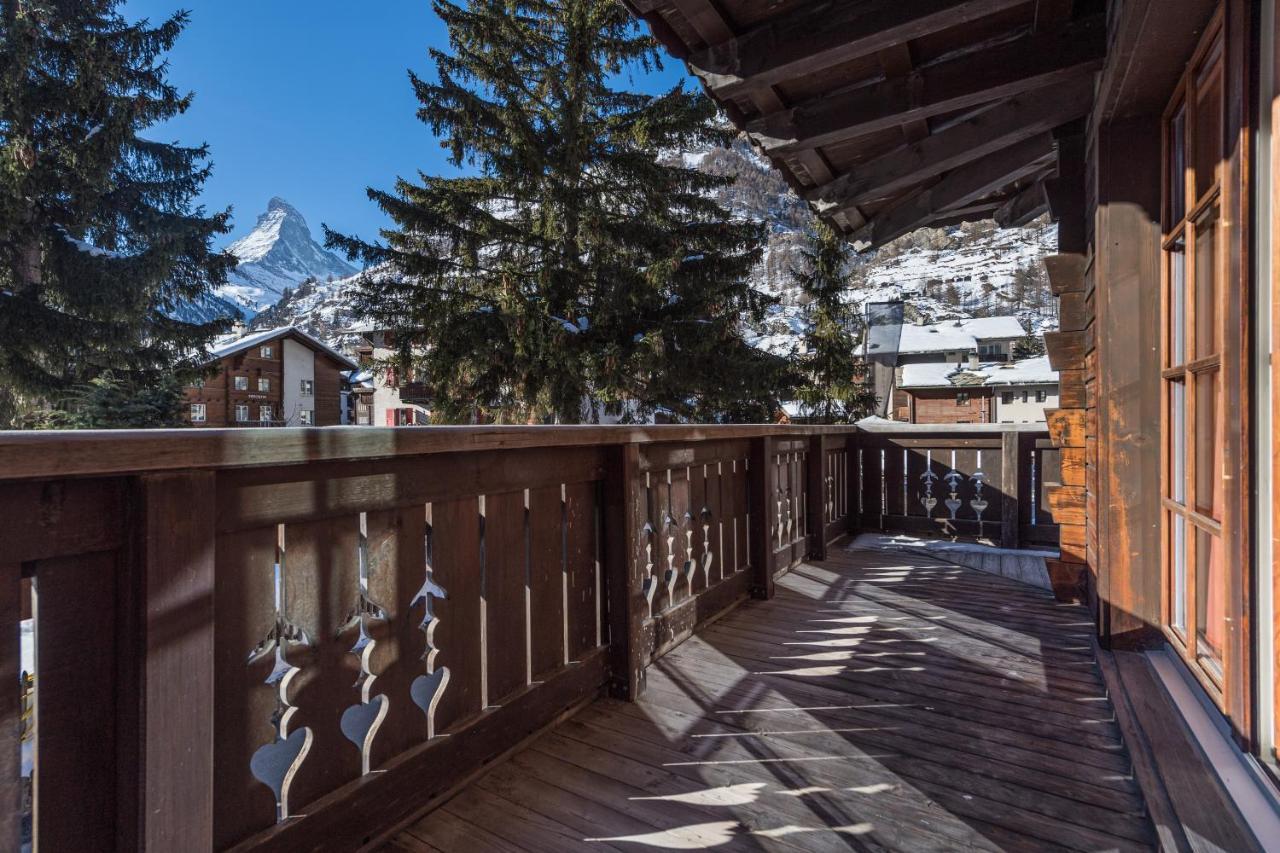 Village Apartment With Matterhorn View Zermatt Buitenkant foto